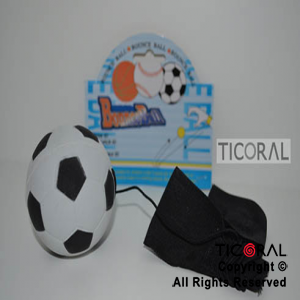 PELOTA RETORNO FUTBOL C/ELASTICO 7CM DIAM HS5897-2 x 1